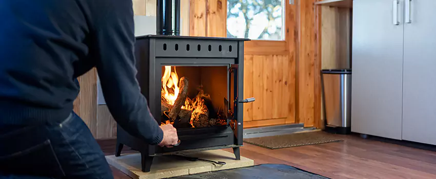 Open Hearth Wood Fireplace Installation in Dickinson, ND