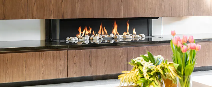 Double-height Fireplace Design Refurbishment in Dickinson, North Dakota